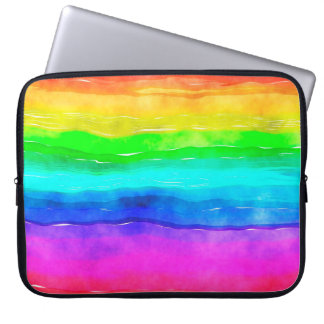 Aquarellfarbe Laptopschutzhülle