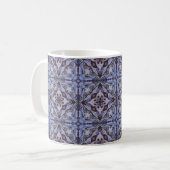 Aquarellfarbe Lila Azulejo Spanischer Tor Kaffeetasse (Vorderseite Links)