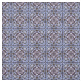 Aquarellfarbe Lila Azulejo Spanischer Tor Stoff (Muster)