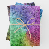 Aquarellfarbe Lila Regenbogen Geschenkpapier Set (Beispiel)