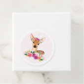 Aquarellfarbe mit Blumenkronendusche Geschenkanhänger (Beispiel)