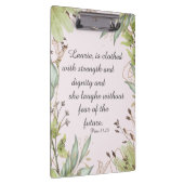 Aquarellfarbe mit Schrift, Klemmbrett (Rechts)