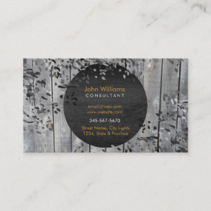 Aquarellfarbe Naturfarbe Schwarz-weiß Visitenkarte