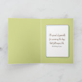 Aquarellfarbe Niedlich Sukkuline mit Kamera Karte (Innenseite)