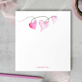 Aquarellfarbe Personalisiertes Papier nicht Notizblock