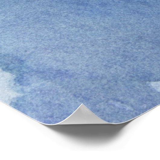 Aquarellfarbe Poster (Ecke)