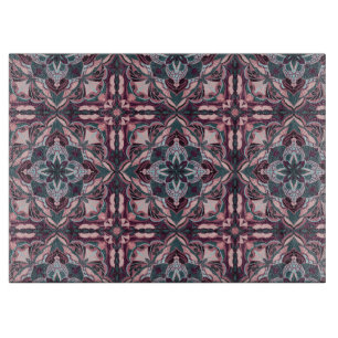 Aquarellfarbe Rosa Azulejo Spanischer Film Schneidebrett