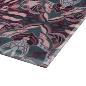 Aquarellfarbe Rosa Azulejo Spanischer Film Schneidebrett (Ecke)