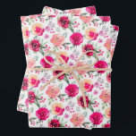 Aquarellfarbe Rosa Bläschen Geschenkpapier Set<br><div class="desc">Lebhafte Blume in hellrosa,  warmen Rosa,  Fuchsia bis Marsala auf weißem Hintergrund. Diese Blätter aus Verpackungspapier machen Spaß beim Geschenken für jeden Anlass. PASSENDE Artikel in unserem Geschäft.</div>