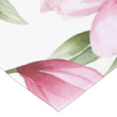 Aquarellfarbe Rosa Bläschen Tischdecke (Schrägansicht)