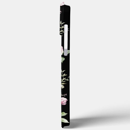 Aquarellfarbe Rosa Blumenrinde Case-Mate iPhone Hülle (Rückseite / Links)