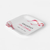 Aquarellfarbe Rosa Blütenfarben Bonbon Sweet 16 Ge Pappteller (Gewinkelt)