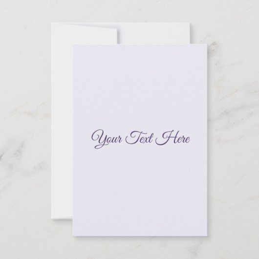 Aquarellfarbe Rosa und Lila Hydrangea-Blume Dankeskarte (Rückseite)