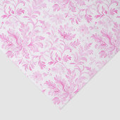 Aquarellfarbe Rosa und Weiße Blüte Seidenpapier (Ausschnitt)