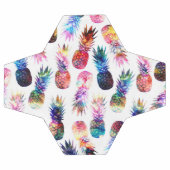 Aquarellfarbe und Nebula Ananas Illustration Fußball (Flach)