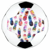 Aquarellfarbe und Nebula Ananas Illustration Fußball (Vorderseite)