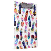 Aquarellfarbe und Nebula Ananas Illustration Klemmbrett (Rechts)