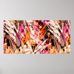 Aquarellfarbe Vintag nahtloser Hintergrund, Farbsp Poster