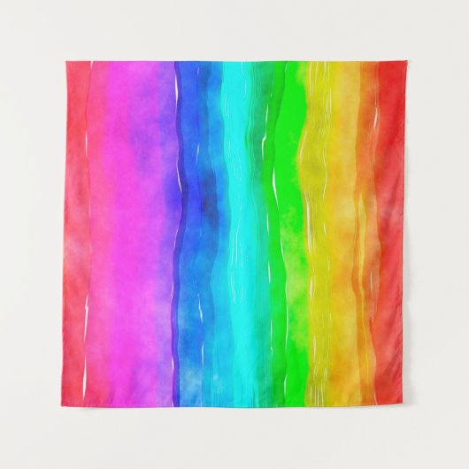 Aquarellfarbe Wandteppich (Vorderseite (Horizontal))