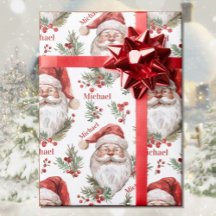 Aquarellfarbe Weihnachtsname Weihnachtsweihnachtsb