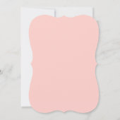 Aquarellfarbe Weiße Magnolias Rosen Hochzeit BR Einladung (Rückseite)