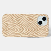 Aquarellfarbe Zebra Print Case-Mate iPhone Hülle (Rückseite (Horizontal))