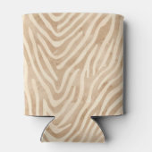 Aquarellfarbe Zebra Print Dosenkühler (Rückseite)