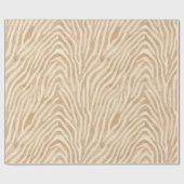 Aquarellfarbe Zebra Print Geschenkpapier (Flach)