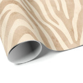 Aquarellfarbe Zebra Print Geschenkpapier (Rolleneckpunkt)
