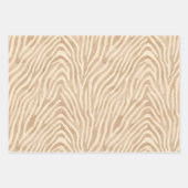 Aquarellfarbe Zebra Print Geschenkpapier Set (Vorderseite 2)