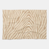 Aquarellfarbe Zebra Print Geschirrtuch (Horizontal)
