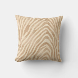 Aquarellfarbe Zebra Print Kissen