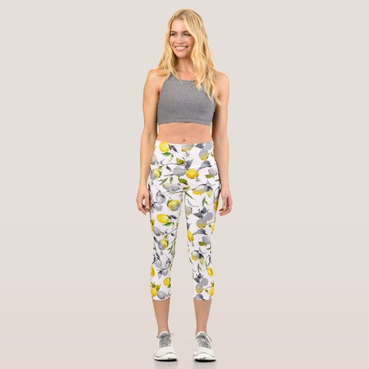 Aquarellfarben 14 capri leggings (Vorderseite)