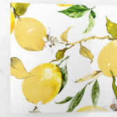 Aquarellfarben 17 dreifach gefaltete urlaubskarte (Innen Erste Seite)