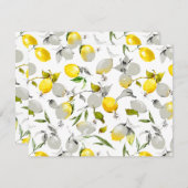 Aquarellfarben 21 mitteilungskarte (Vorne/Hinten)