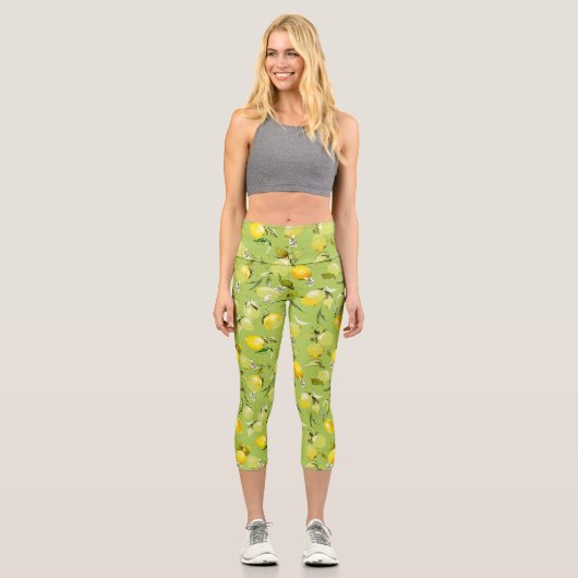 Aquarellfarben 22 capri leggings (Vorderseite)