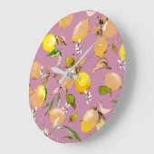 Aquarellfarben 24 große wanduhr (Winkel)