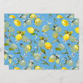 Aquarellfarben 27 einladung (Vorne/Hinten)