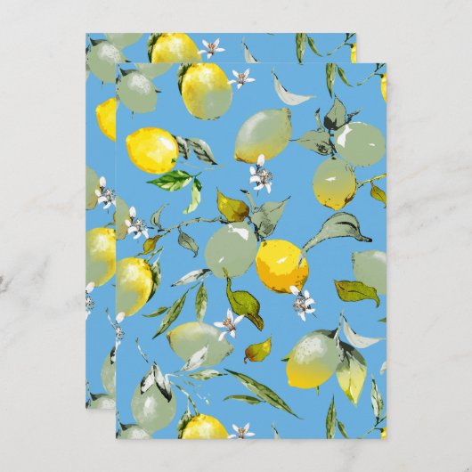 Aquarellfarben 27 save the date (Vorne/Hinten)