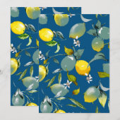 Aquarellfarben 28 dankeskarte (Vorne/Hinten)