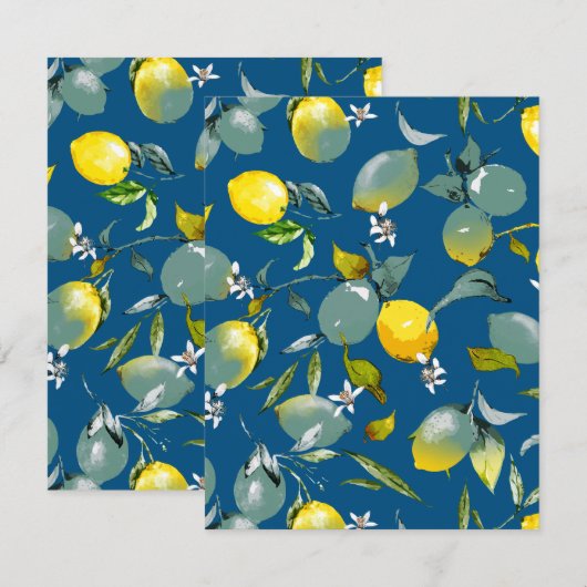 Aquarellfarben 29 save the date (Vorne/Hinten)