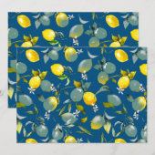 Aquarellfarben 29 save the date (Vorne/Hinten)