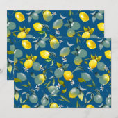 Aquarellfarben 29 save the date (Vorne/Hinten)