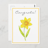 Aquarellfarben 2 postkarte (Vorne/Hinten)