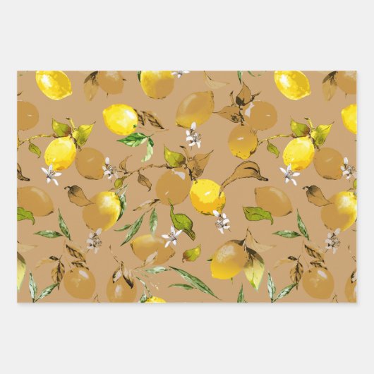 Aquarellfarben 32 geschenkpapier set (Vorderseite 3)