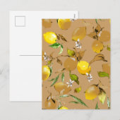 Aquarellfarben 33 feiertagspostkarte (Vorne/Hinten)