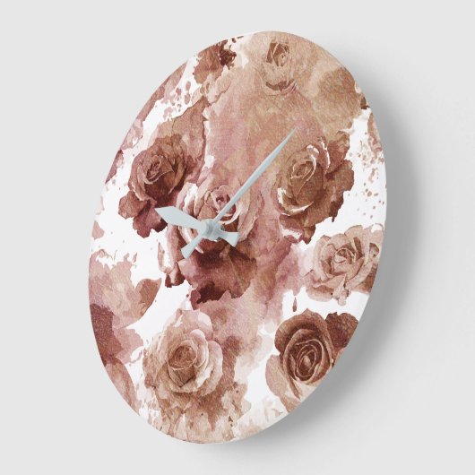 Aquarellfarben 3 große wanduhr (Winkel)