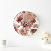 Aquarellfarben 3 große wanduhr (Zuhause)