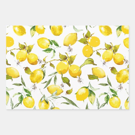 Aquarellfarben 5 geschenkpapier set (Vorderseite 3)