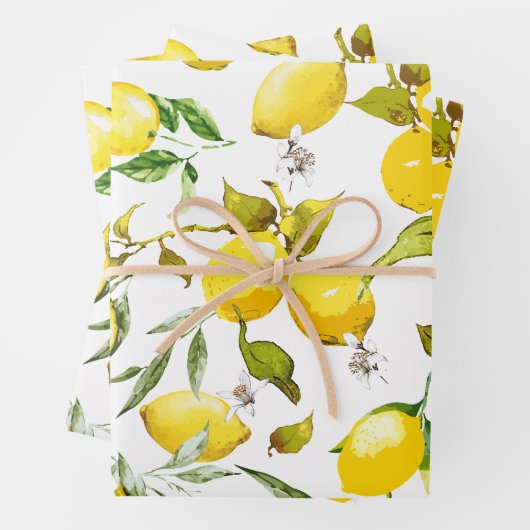 Aquarellfarben 5 geschenkpapier set (Beispiel)